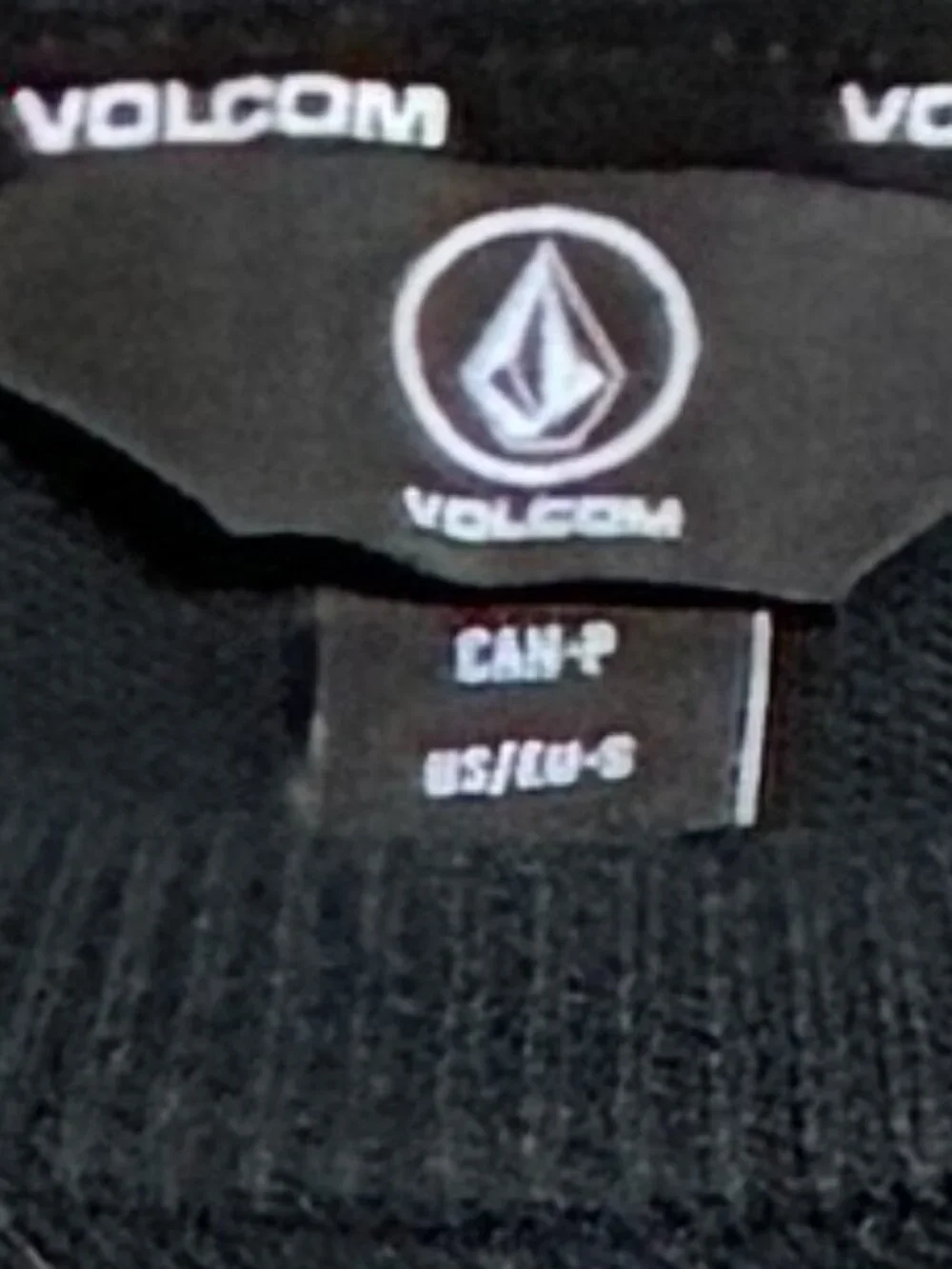 Volcom UPERSTAND SWEATER Men's Style Number A0731900_BLK Black Size S